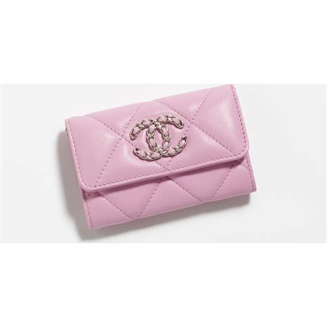 chanel card holder white|chanel card holder with flap.